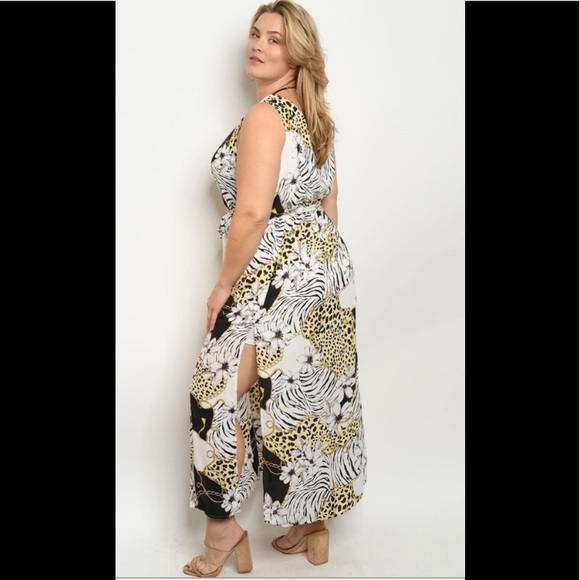 Fun Animal Print PLUS SIZE 2X Dress NWT Beautiful - Picture 3 of 5